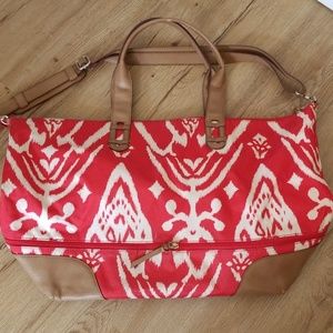 Stella & Dot  large red shoulder bag